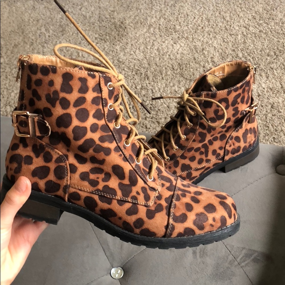 Cheetah boots